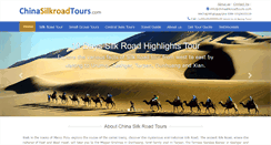 Desktop Screenshot of chinasilkroadtours.com