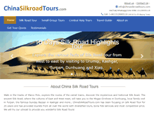 Tablet Screenshot of chinasilkroadtours.com